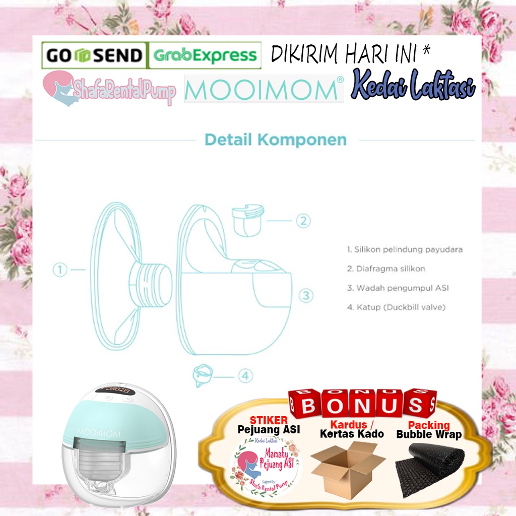 Cupset Mooimom M3 / Corongset Mooimom M3 / Sparepart Mooimom M3