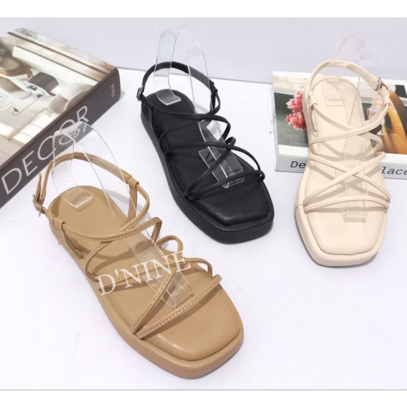 DEEYA DY 07 Sandal Wedges wanita platform empuk