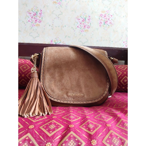MICHAEL KORS MK Brooklyn Saddle Bag Preloved