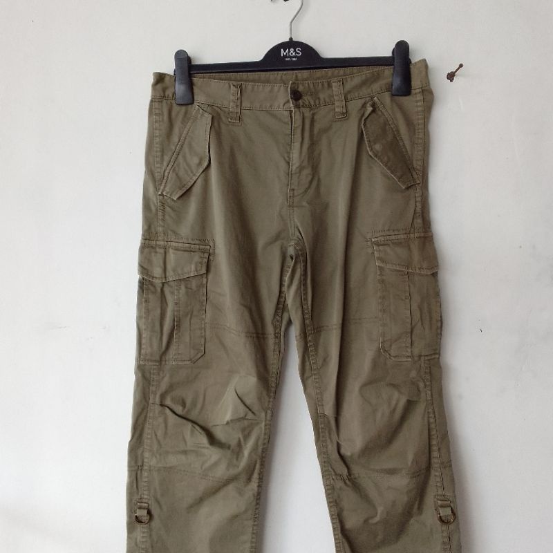 CELANA CARGO ARMY M65 UNIKLO SECOND