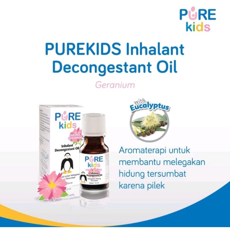 PureBB Inhalant Decongestant Oil 10ml/aroma terapi untuk baby hingga dewasa