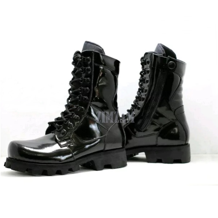 SEPATU PDL CIARMY BOOTS SAFETY HITAM MENGKILAP TNI POLRI MILITERY