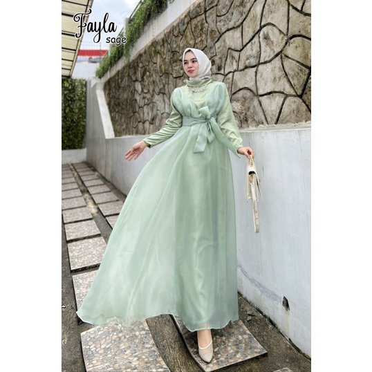 FAYLA gamis kondangan gamis pesta muslimah