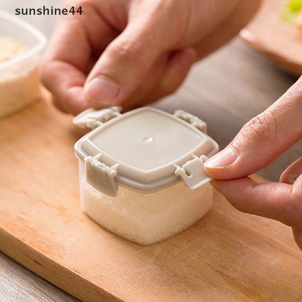 Sunshine 3pcs Botol Remas Mini Salad Dressing Wadah Alat Dapur Barbekyu Outdoor.