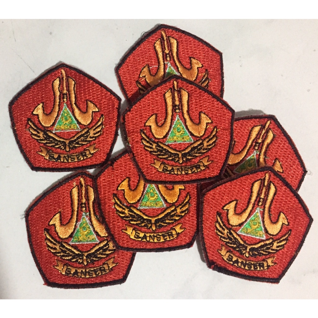 Badge Logo BANSER, PERISAI &amp; DIKLATSAR (full bordir)