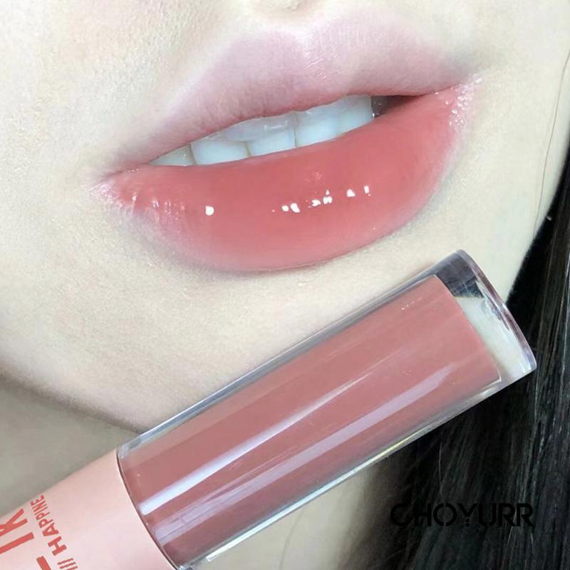 【COD】2 in1 Lipstik Dua Ujung Lip Glasir Cermin Matte Lip Mud Lipstick Lip Cream Lip Gloss Dua Sisi Matte Lipstick Glossy Lipstik-CH