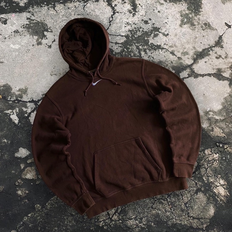 hoodie nike brown center second