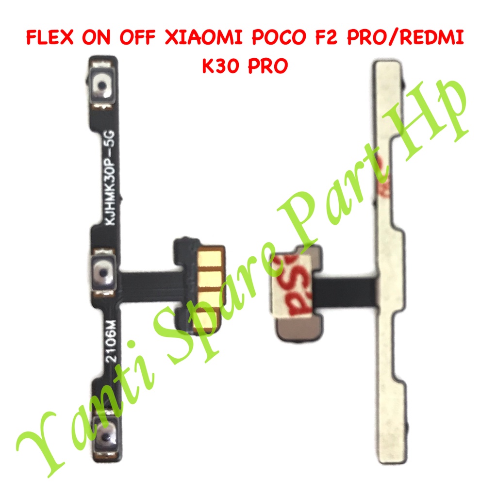 Flexible On Off Xiaomi Poco F2 Pro K30 Pro Original Terlaris New