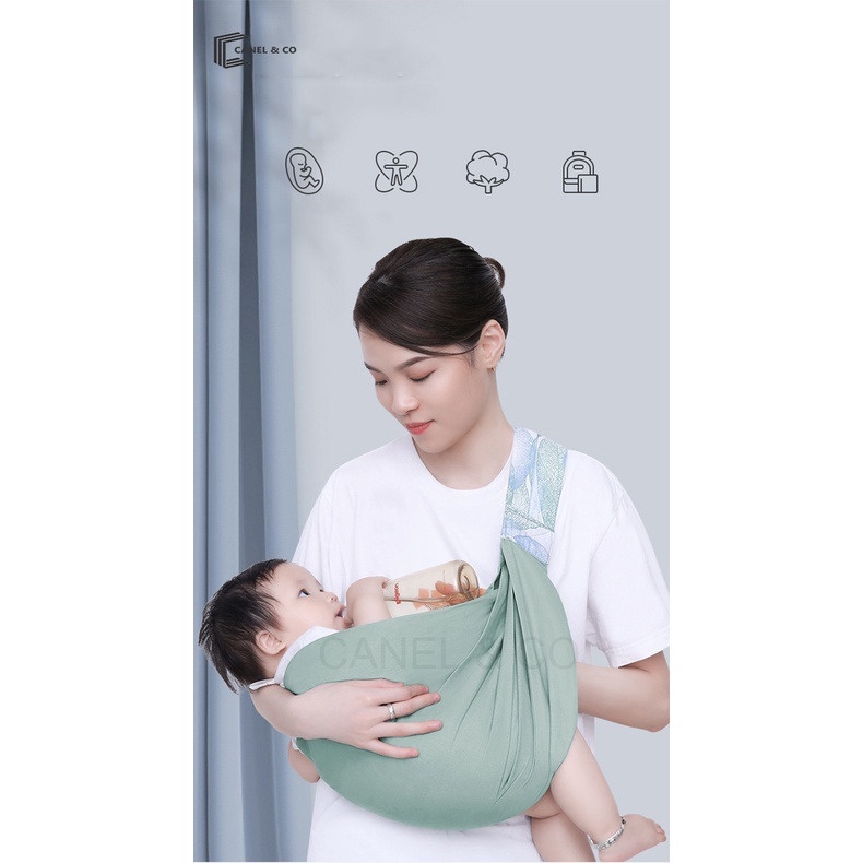 CANEL &amp; CO Kain Gendongan Bayi Newborn Gendongan Bayi Depan M Shape Baby Carrier
