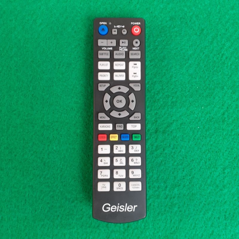 Remote DVD Karaoke GEISLER Original Asli .