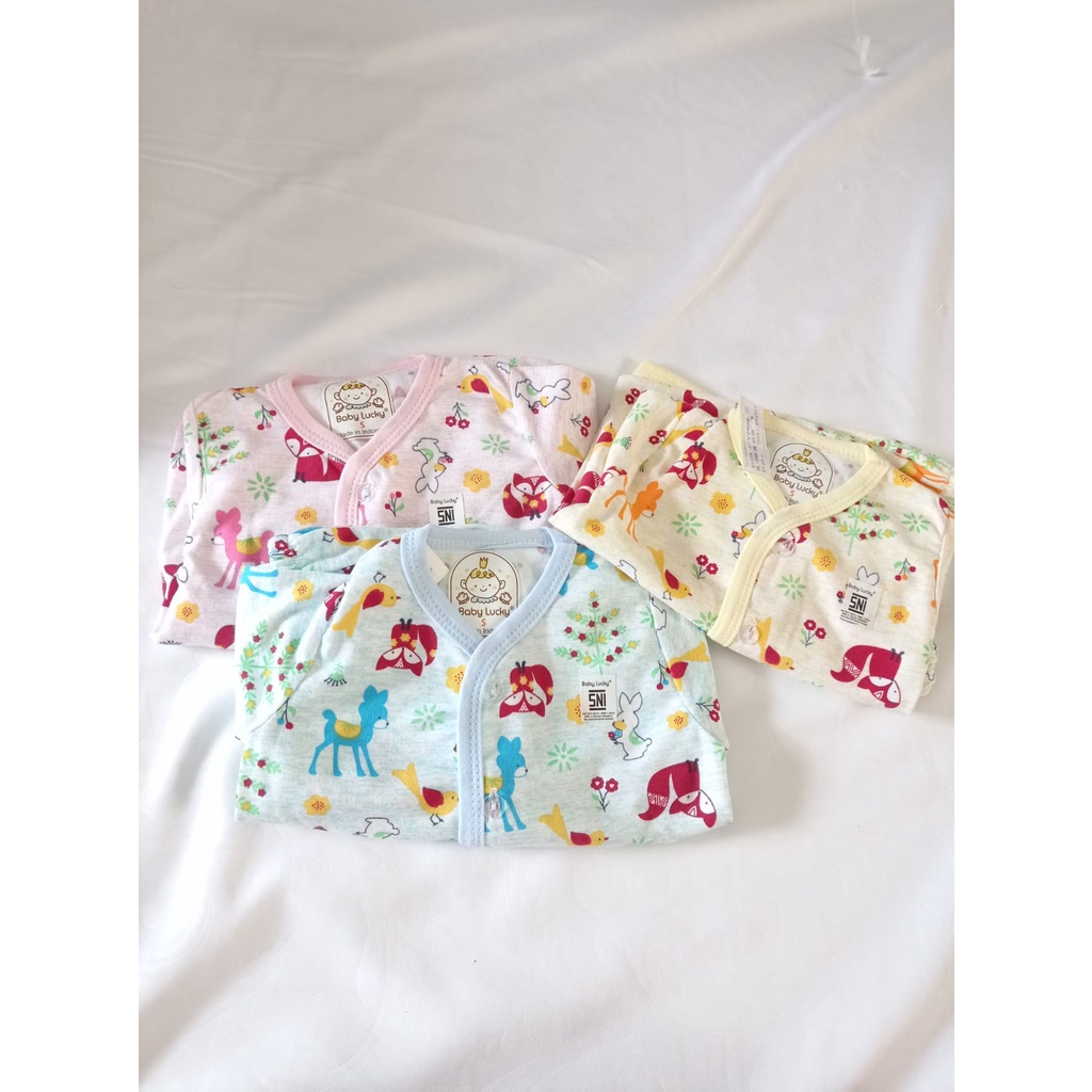 PIYAMA PAJAMA BAJU TIDUR ANAK MOTIF BABY LUCKY 3-12 M