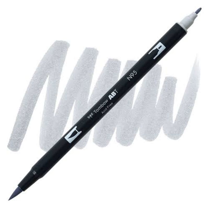 

Preloved Tombow Abt Dual Brush Pen N95 Cool Grey 1 Abu Abu 1