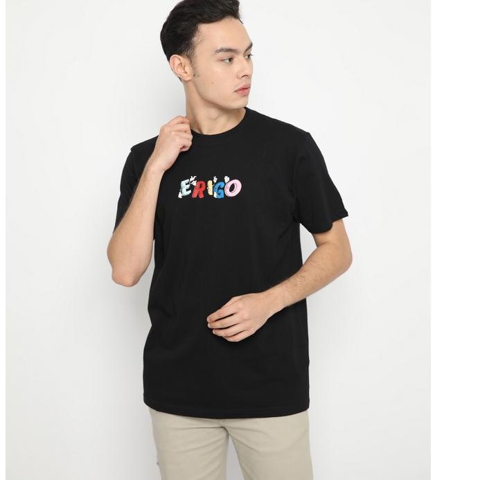 Grosiran Murah Erigo T-Shirt Vintage Gang Black murah