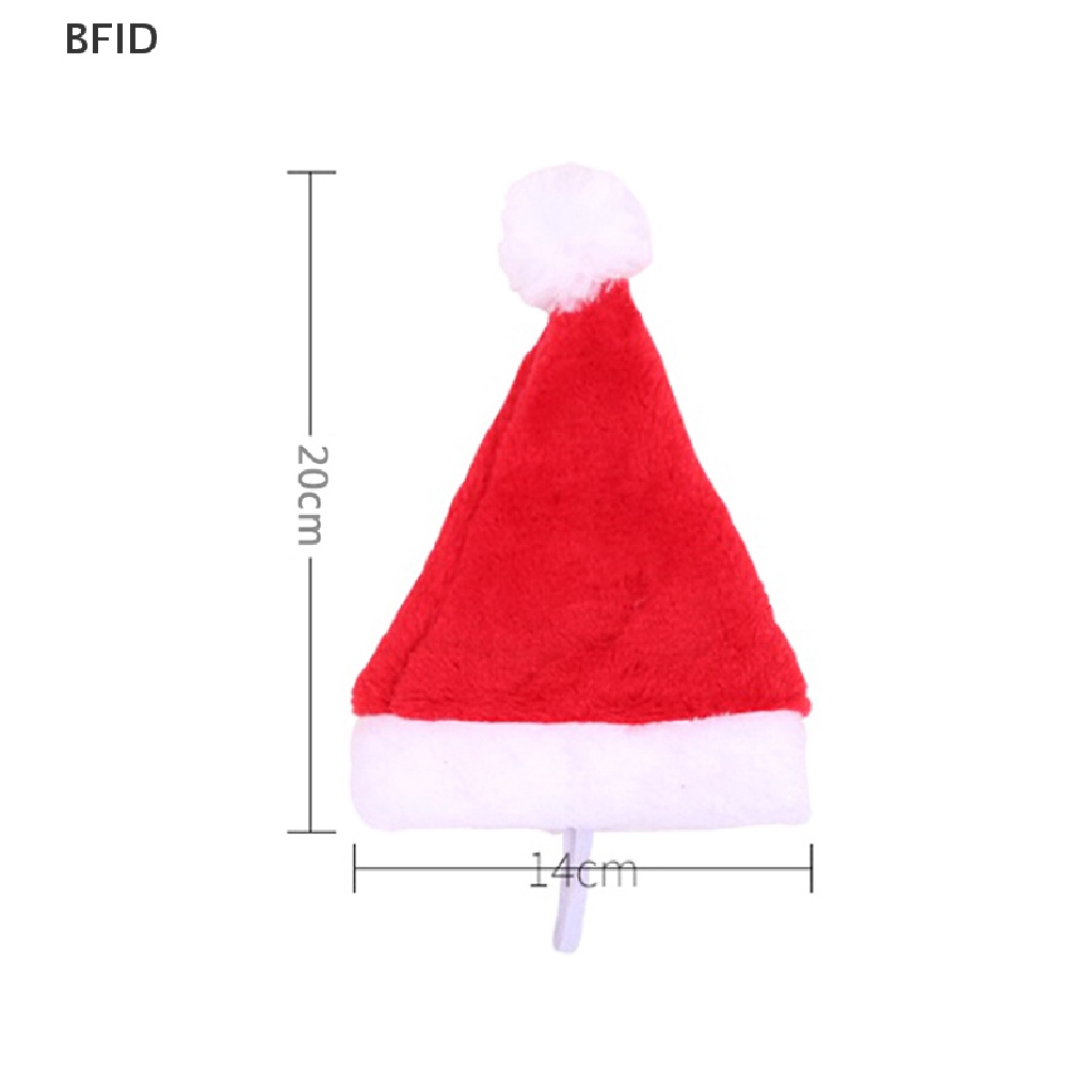 [BFID] Topi santa Peliharaan Natal Anjing Kecil Kucing Anjing xmas Liburan Kostum Ornamen [ID]