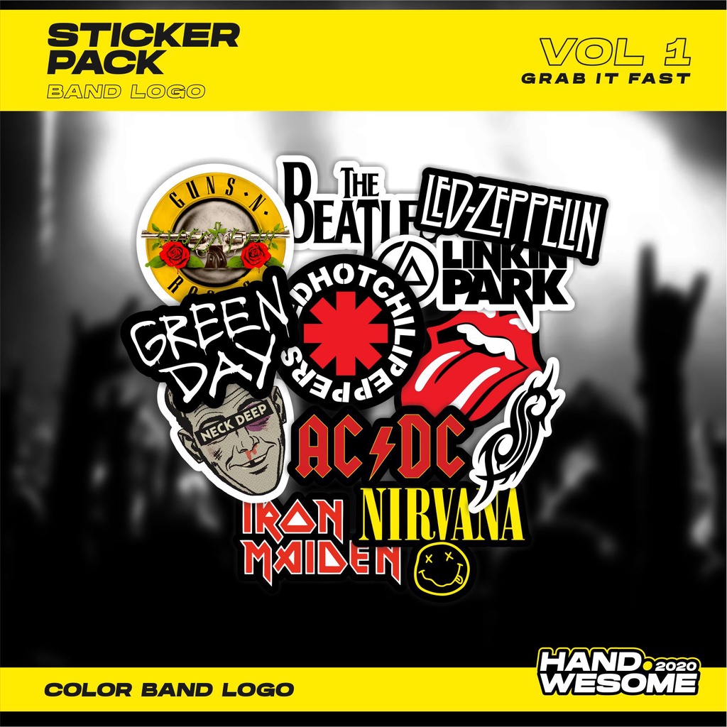 

Sticker Pack Band Logo vol 1