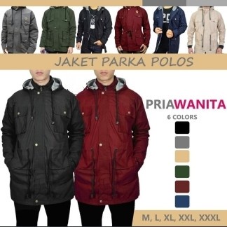 jaket pria jaket parka pria murah berkualitas - cream, M(L0W9) Jaket Bolak Balik Jaket Pria Dewasa G
