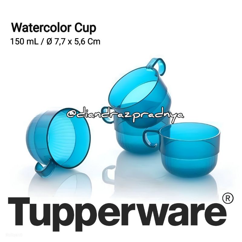Watercolor Cup wtc Tupperware Punch Cup