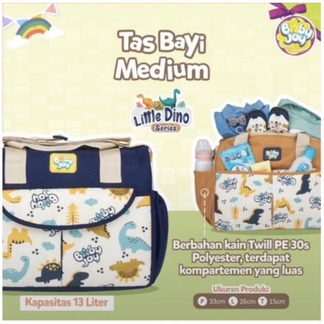 Tas Bayi Baby Joy Series Little Dino Yellow