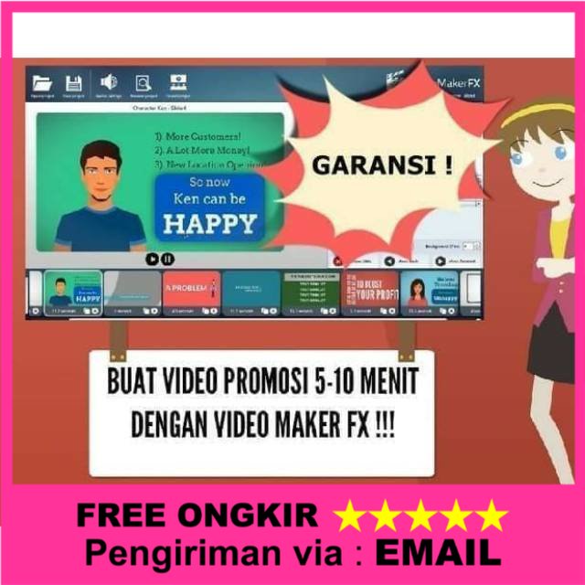 VIDEO MAKER FX Bikin Video Animasi Sketch Full Sketsa Lifetime