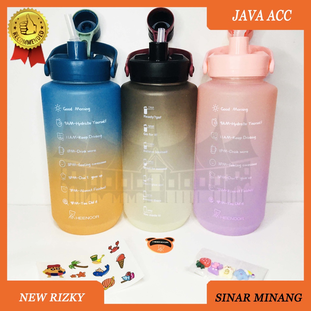 BOTOL HX932 DRINKING WATER BOTTLE MINUMAN SEDOT 2 LITER BPA FREE 4334