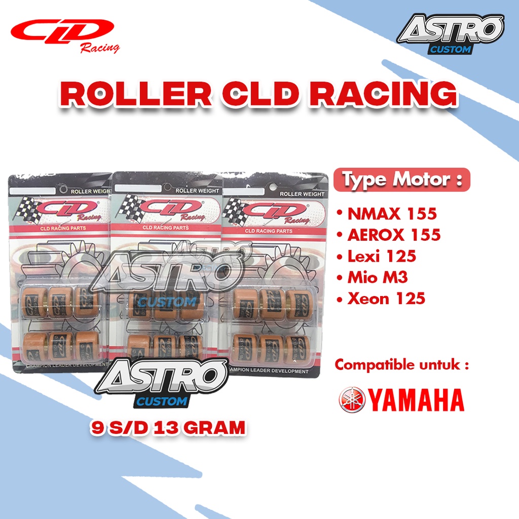 Roller CLD Nmax 155 Aerox 155 lexi Mio M3 Xeon 125 Mio 125 Fino 125 Roler loler Racing UPGRADE CVT