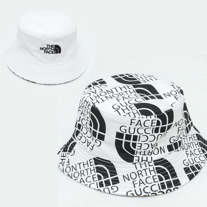 Topi Bucket Hat The North Face Import Mirror / Bucket Hat Bolak Balik