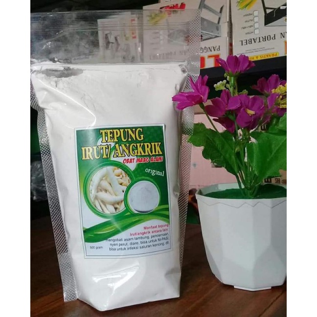 

TEPUNG PATI IRUT / ANGKRIK ORIGINAL GRADE A SUPER HALUS | OBAT MAAG
