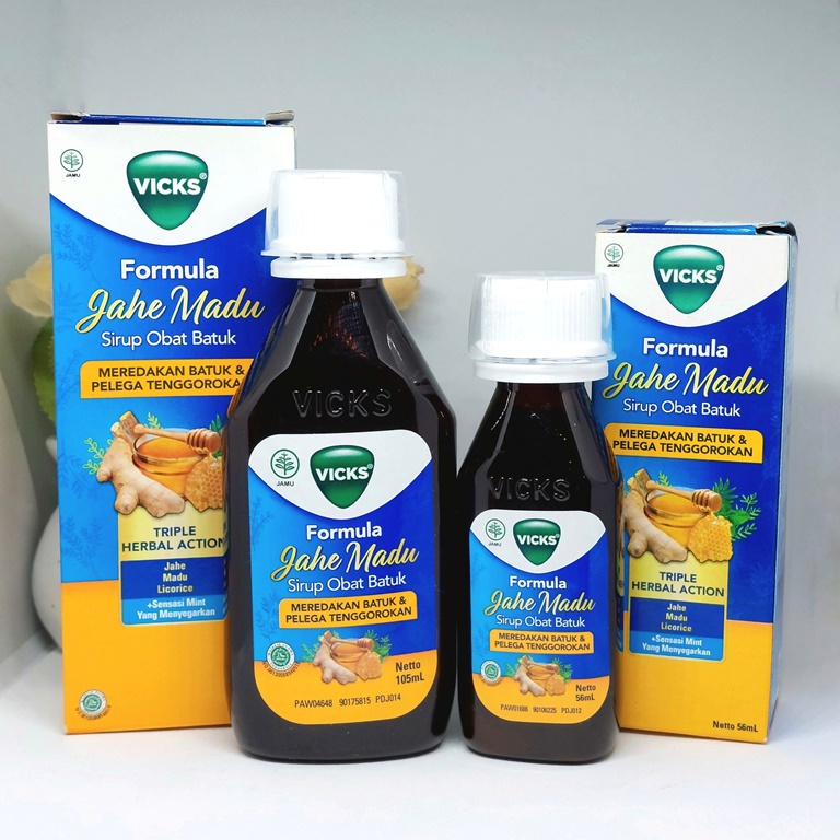 VICKS FORMULA JAHE MADU (Obat Batuk)