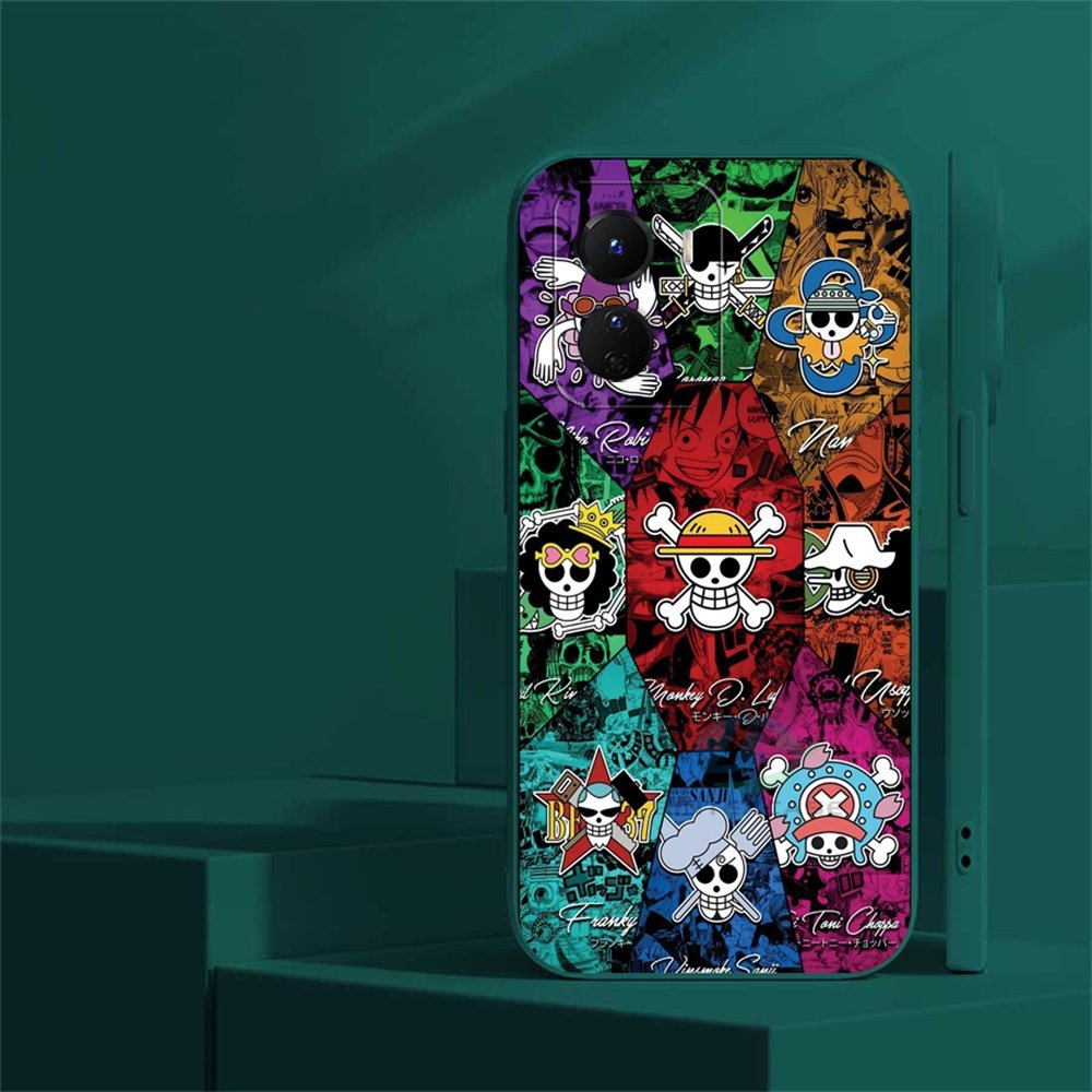 IPHONE Case Kompatibel Untuk Iphone14 Pro Max IPhone13 Pro Max IPhone11 IPhone12 IPhoneXR XS 6 6S 7 8 Plus Jepang One Piece Luffy Dan Brook Silikon Lembut Casing Ponsel Binteacase