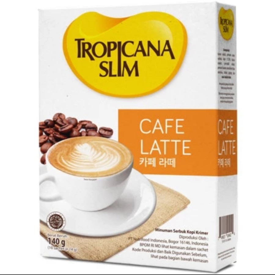 

Tropicana Slim Caffe latte Sugar Free Drink Coffee