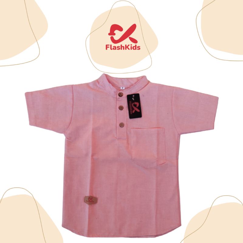 Flashkids Kemeja Anak Koko 4-12 Thn