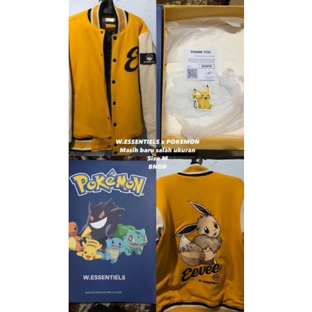 Varsity W.Essentiels x Pokemon Eeve size m