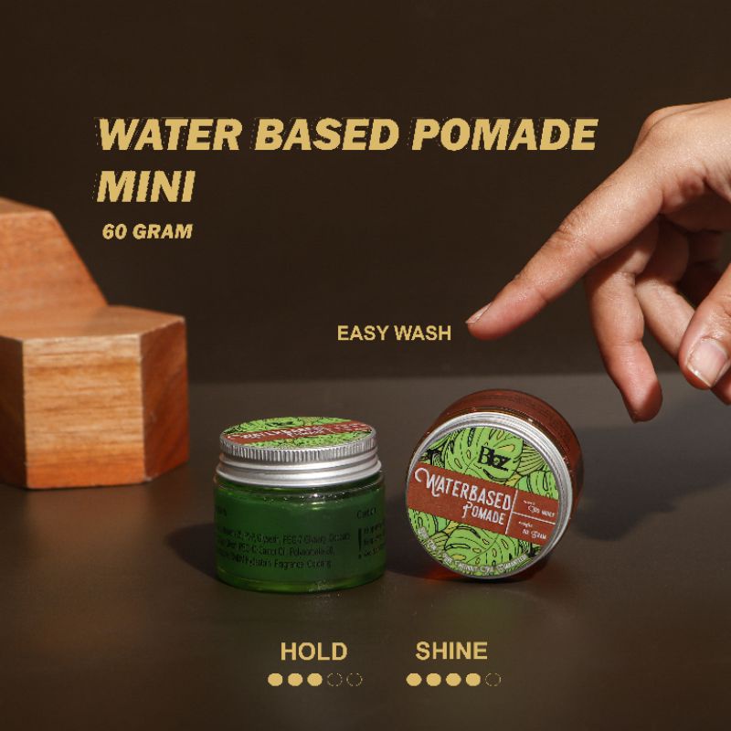 Pomade Rambut Pomade Waterbased Bibz Strong Hold 55 gr