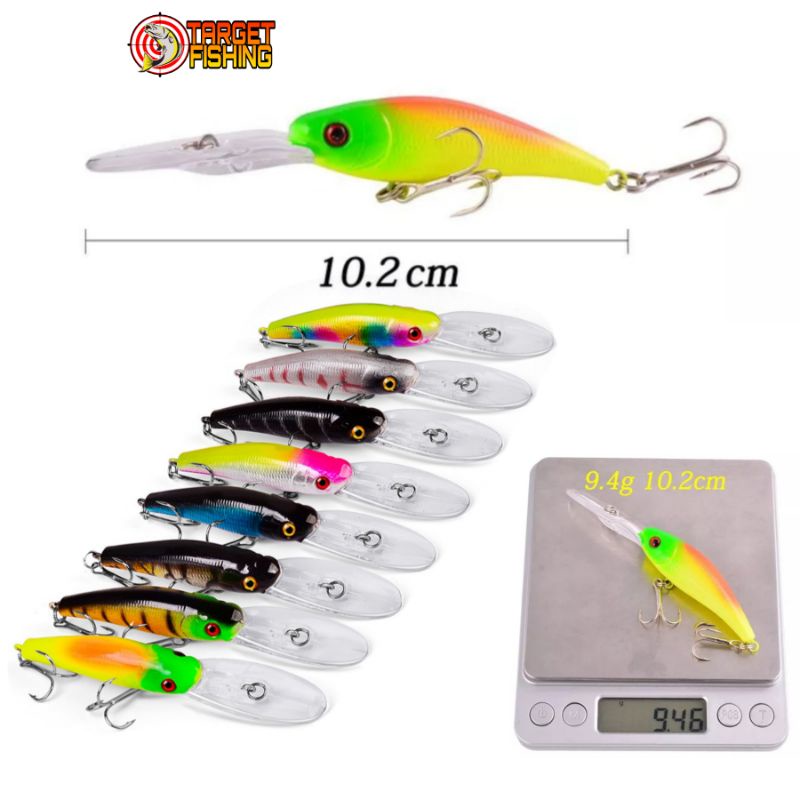 Minnow Lidah Panjang 60mm 9 gram - Umpan Casting Muara untuk Mangrove Jack / Kerapu / Barramundi