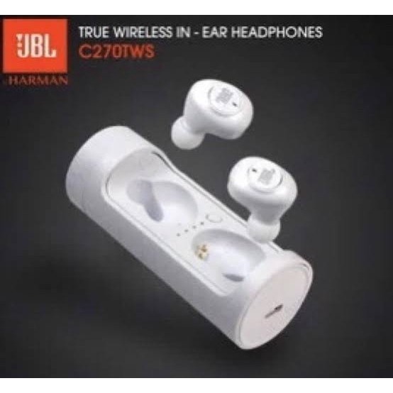 Original JBL C270 C-270 TWS True Wireless Stereo Twins Mini Bluetooth Headset Handsfree Earphones