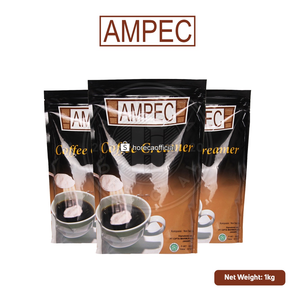

Ampec Premium Coffee Creamer 1kg | Krimer Kopi Ampec Premium 1000g
