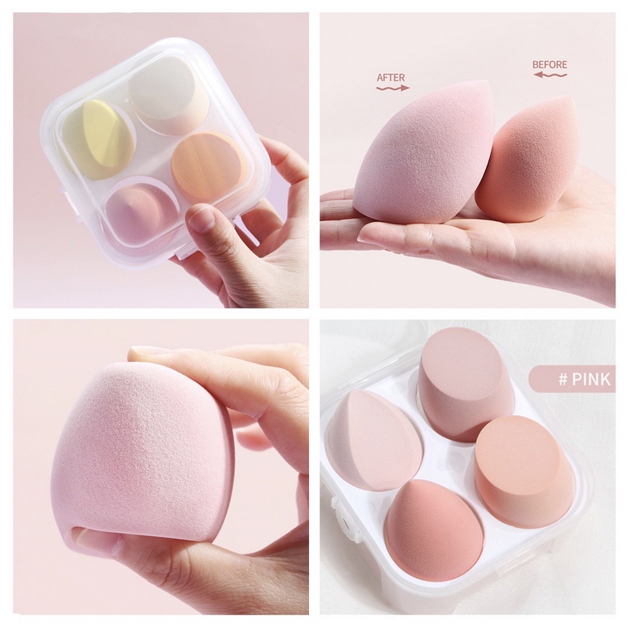 MAKE UP SPONGE BEAUTY BLENDER MODEL BUAH PEACH BEST PREMIUM QUALITY