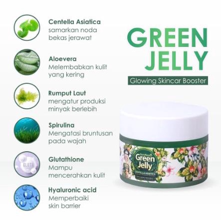 ^ KYRA ^ Roro Mendut Green Jelly Red Orange Glowing Skincare Booster Day And Night Treatment