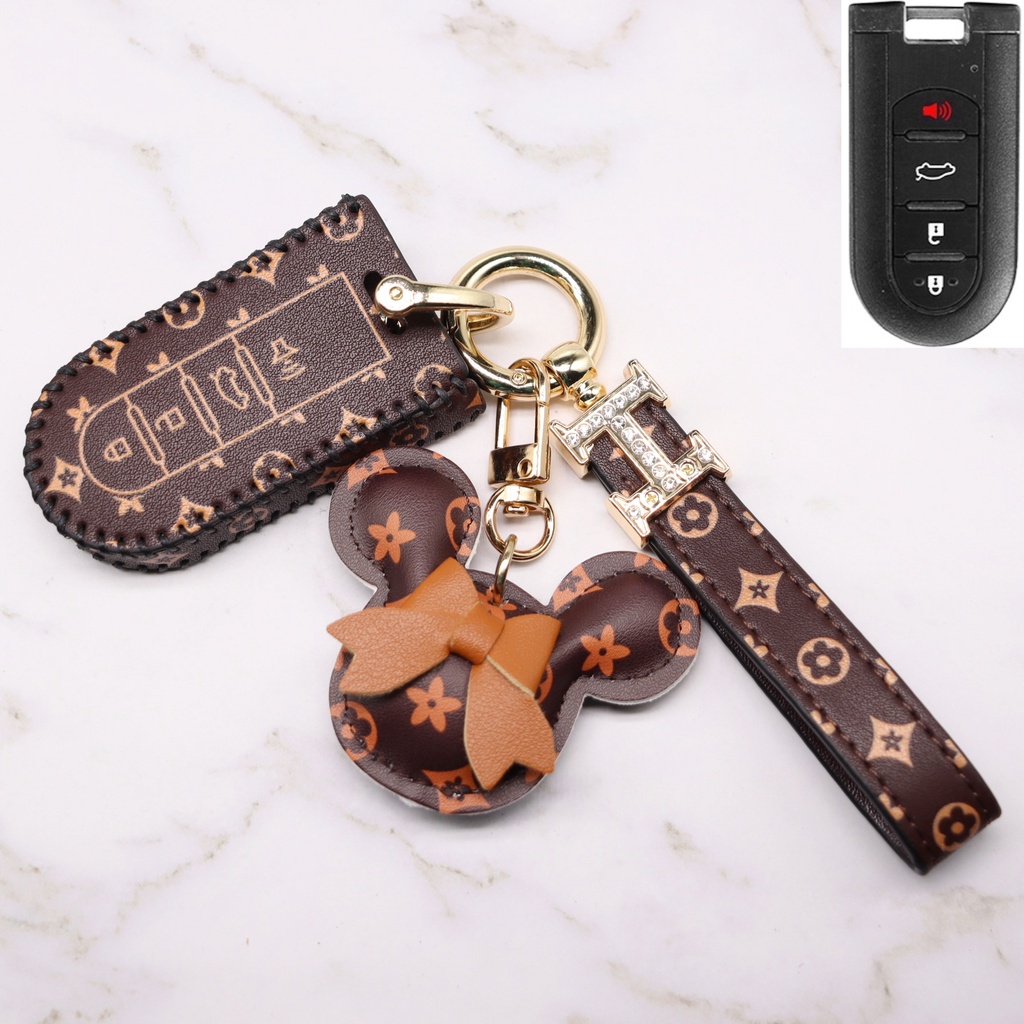 [New] For toyota Veloz rush Innova Yaris Raize Car Key Cover Case MYVI BEZZA AXIA ARUZ Gantungan Kunci Cas Remote2021 2020aksesoris Aksesoris2018 Perodua