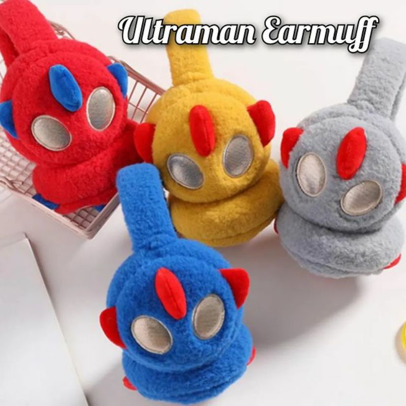 Earmuff Penutup Telinga Bayi Anak Lipat/Earmuff Karakter Utramen/Ultraman Earmuff