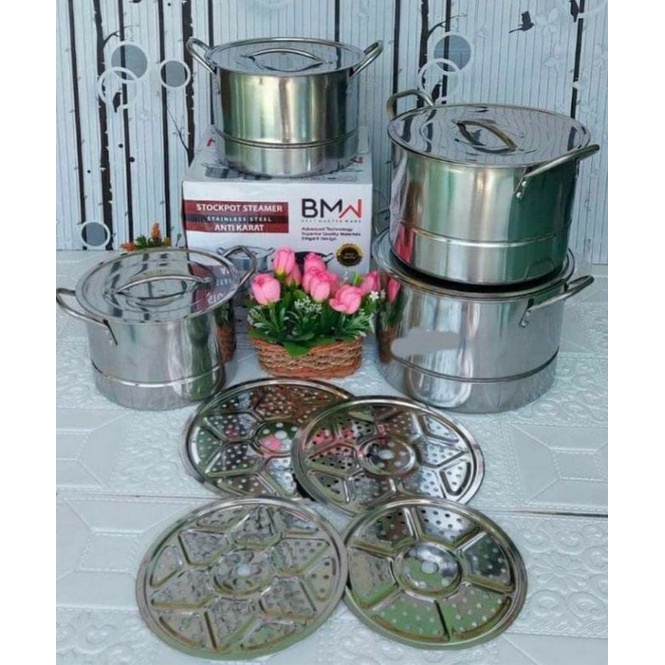 Panci Stok Pot Steamer