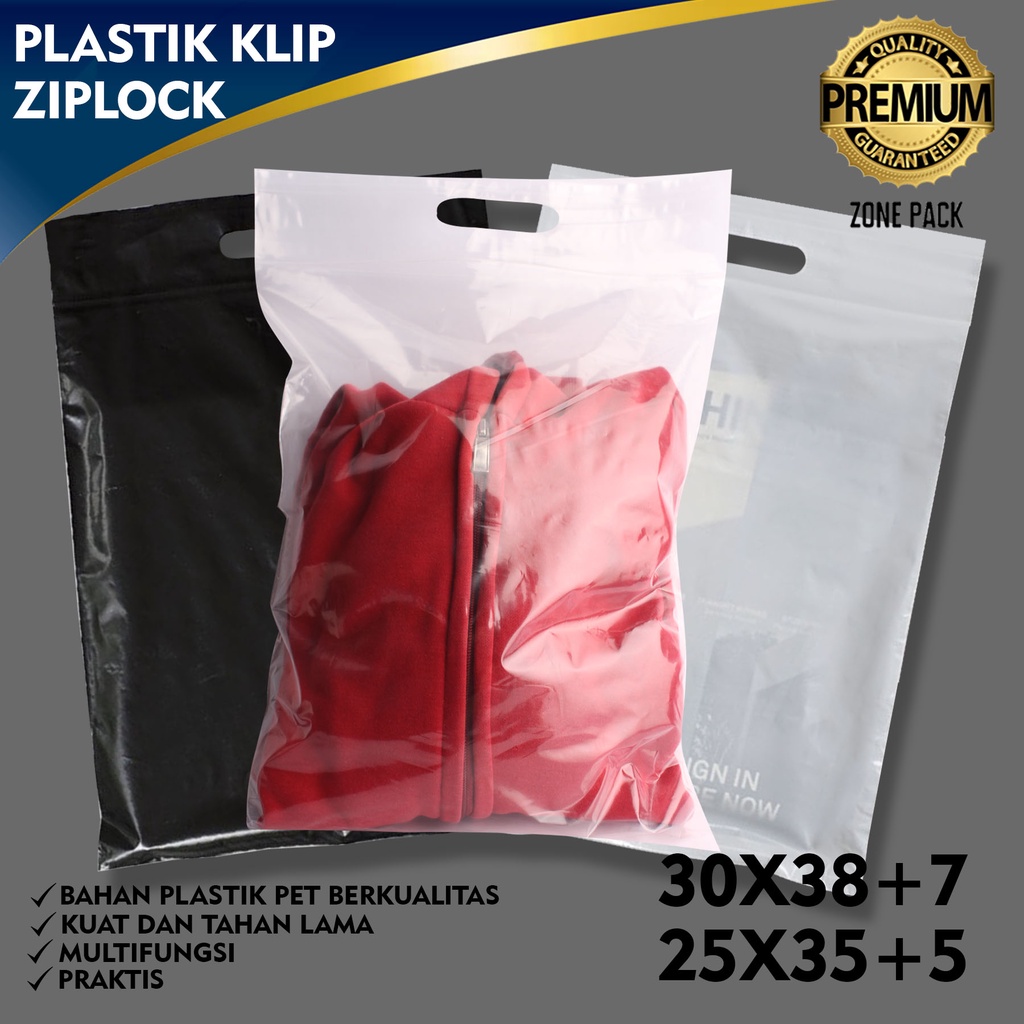 Jual Plastik Klip Ziplock Plastik Plong Cetik Ziplock Laundry Ziplock Packing Baju Plastik