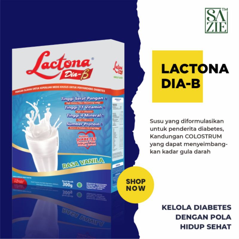 

SUSU LACTONA DIABE 300 GR - DIABETES - DIABETIK