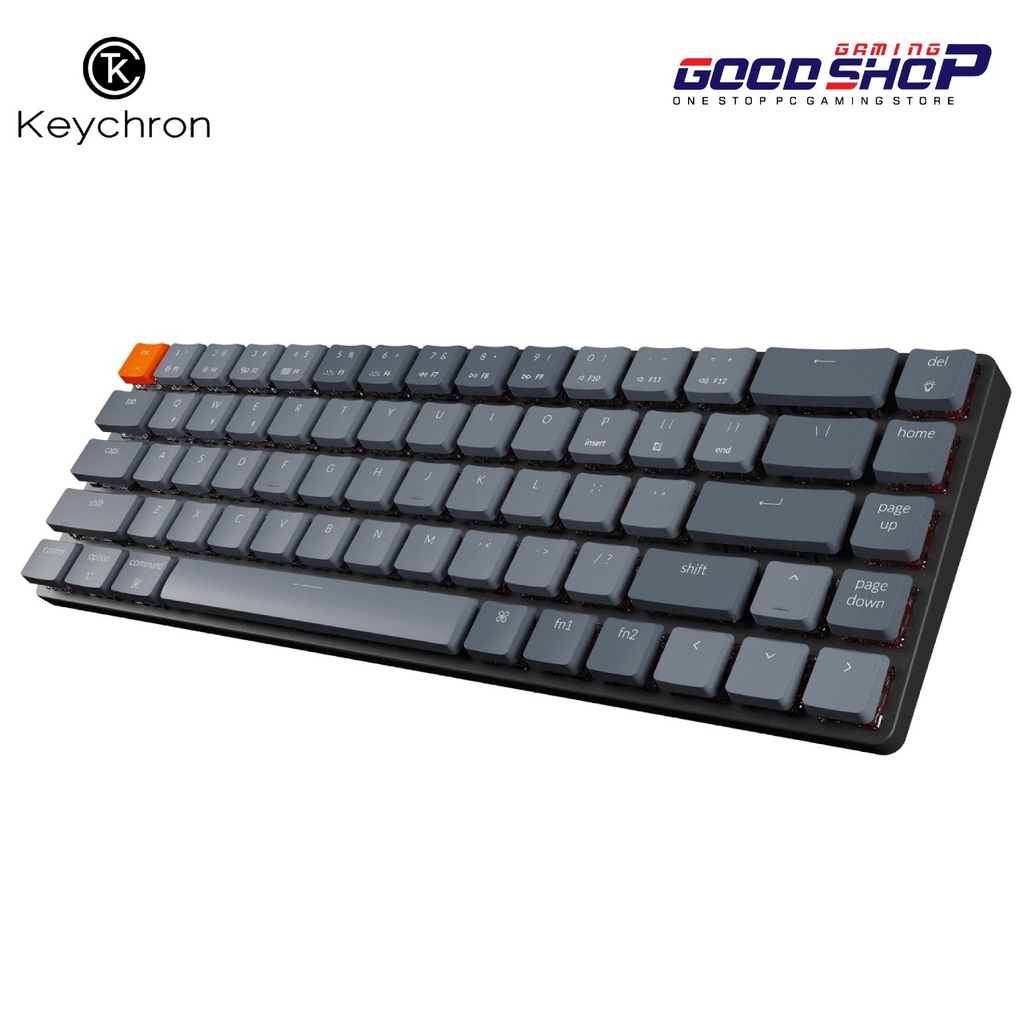 Keychron K7 Hotswap WHITE Backlight Low Profile Gateron Mechanical