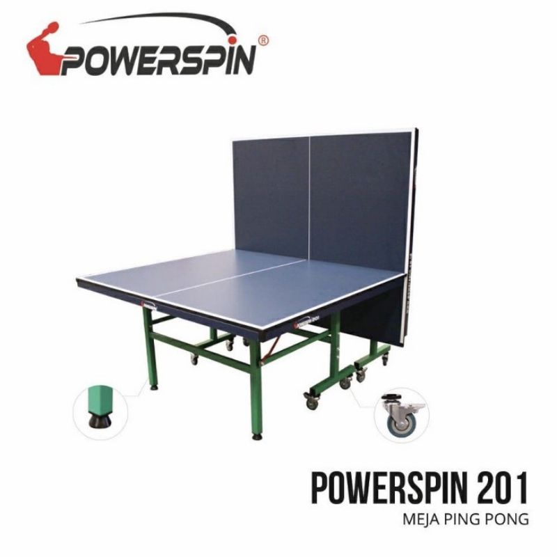 Meja Pingpong / Pimpong / Tenis Meja POWERSPIN / POWER SPIN 201 DIJAMIN ORIGINAL