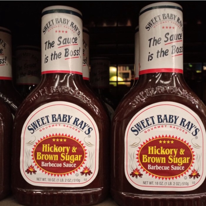 

sweet baby ray's hickory & brown sugar bbq sauce 510gr
