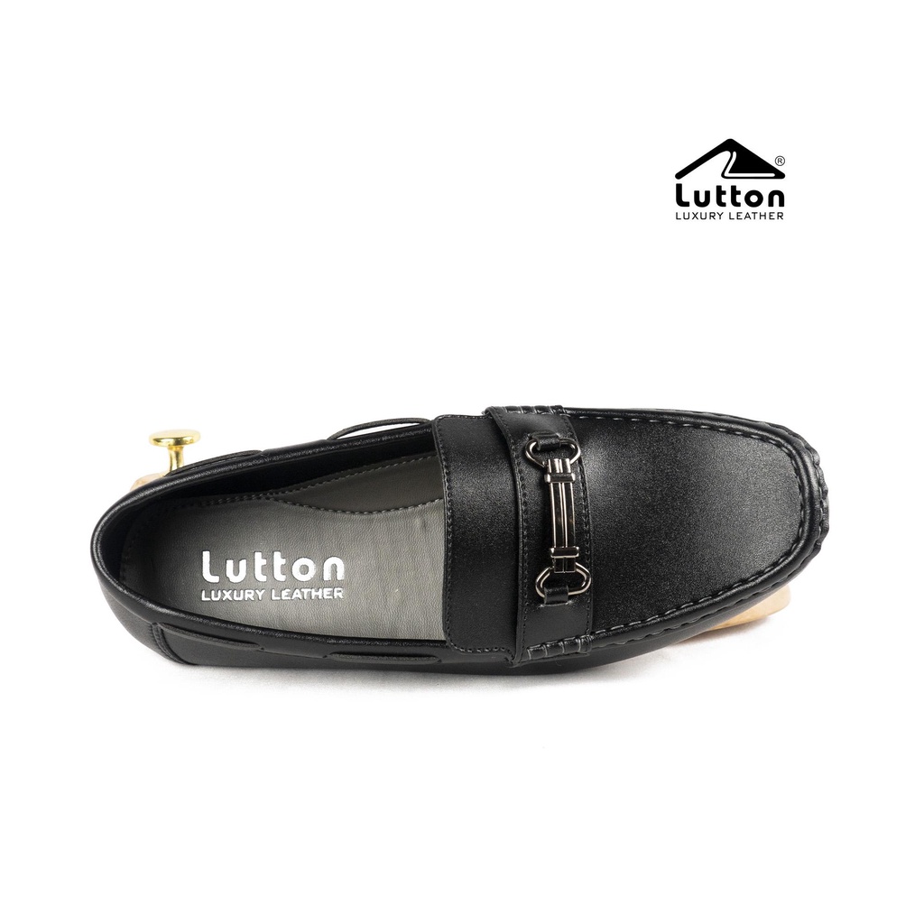 Sepatu Slip On Pria Lutton Papara Murah Sepatu Casual Murah Kuliah Kerja Berkualitas - SEPATU FORMAL PRIA CASUAL PERKANTORAN BLACK BROWN KULIT PU ASLI ORIGINAL COUNTRY BOOTS GAYA KEKINIAN MURAH  YUKA