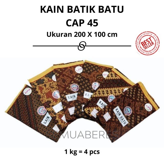Batik Kain Batik Batu Cap 45 - Batik Halus