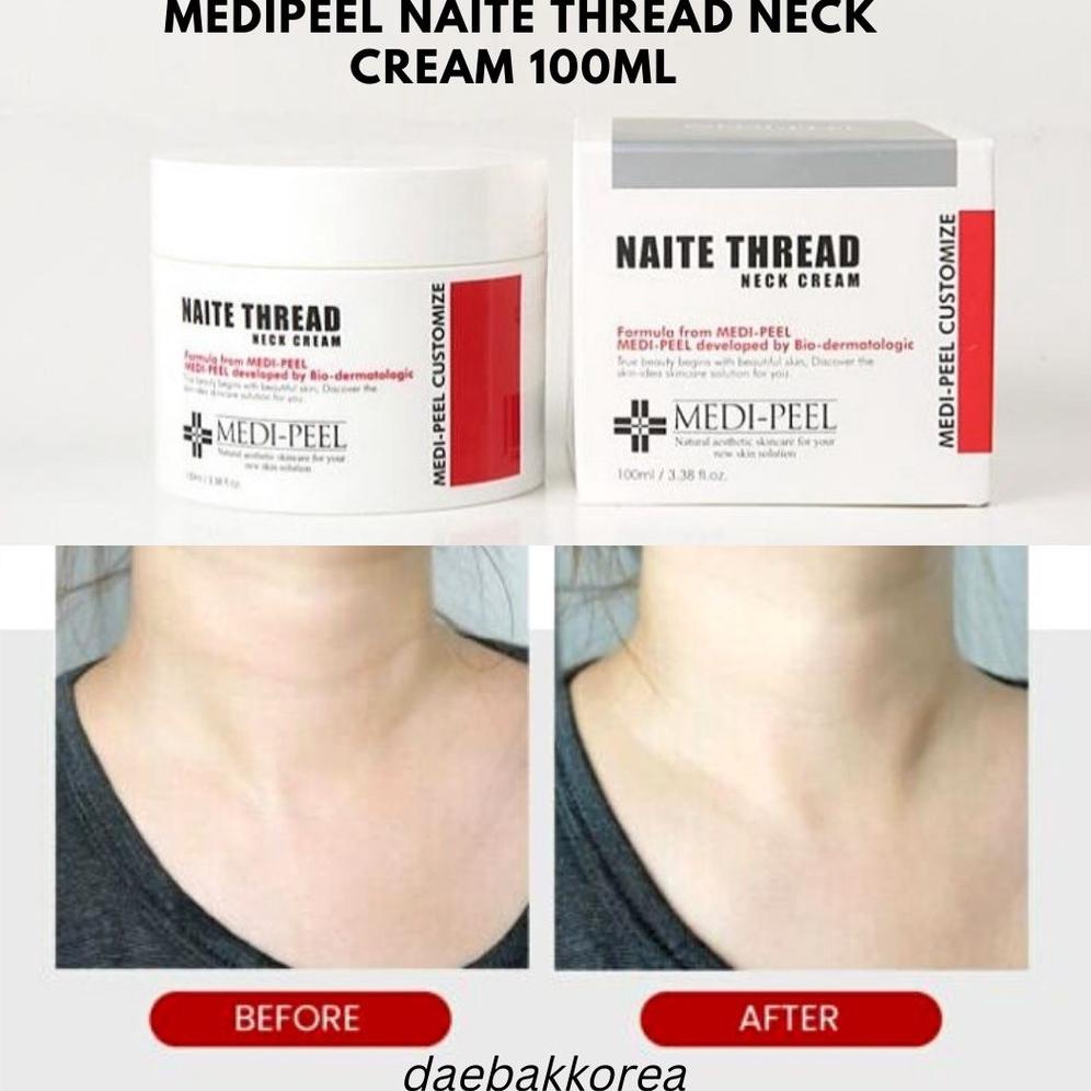 [ stock] MEDI-PEEL Medipeel Naite Thread Neck Cream 100ml *100% Original