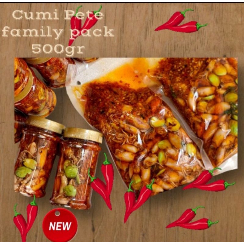 

Sambel Cumi Asin Sambal Cumi Pete 500 gr PROMO TERMURAH